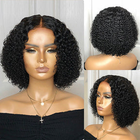 Lace Front Bob Wigs Curly Wave Hair Short Wigs Affordable Curly Lace Front Wigs