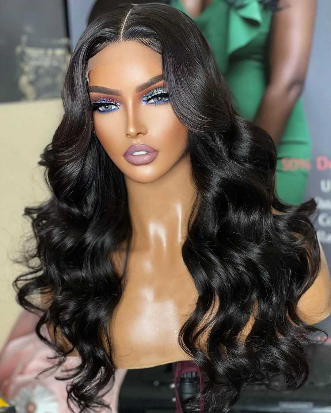 Body Wave  Human Hair Wigs 13x4 Swiss HD Lace  Frontal Wigs For Black Women