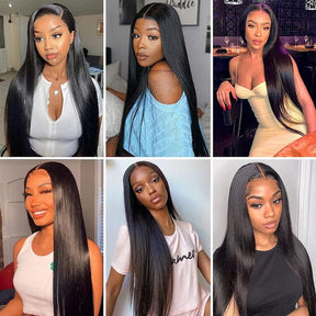 Straight Lace Frontal Wigs Skin Melt  HD 13x4 Frontal Lace Human Hair Wigs