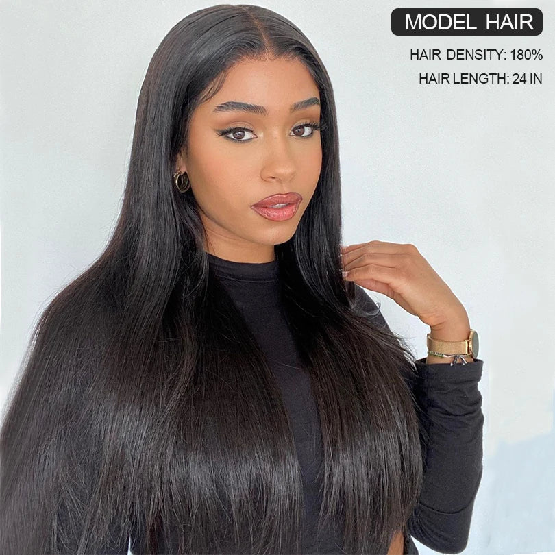5x5 Human Hair Lace Frontal Wigs Quality Lace Wigs Glueless Straight Hair Lace Frontal Wigs