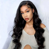 Brazilian Human Hair Lace Front Wigs With Baby Hair Affordable V Part  Loose Wave Lace Front Wigs