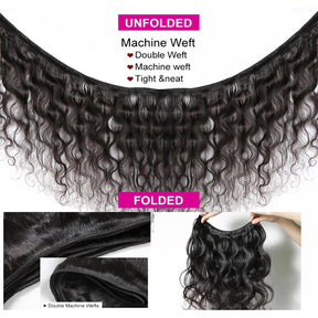 Bundles  Hair With Closure 3 Bundle Deals With 13x4 Body Wave Wig Hair Frontal Wigs