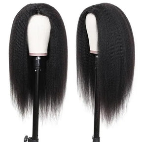 360 Yaki Straight Wigs 360 Lace Frontal Wigs  Natural Hairline Human Hair For Women