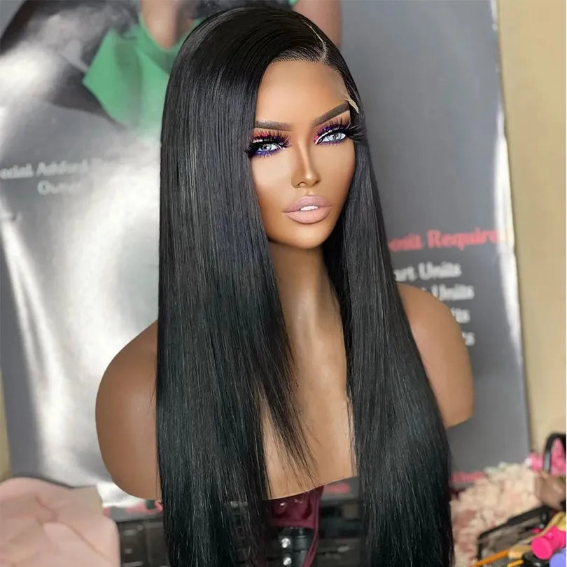 Plucked Hairline Straight Human Lace Frontal Wigs 13x6 Lace Wigs  Human Hair Wigs For Women