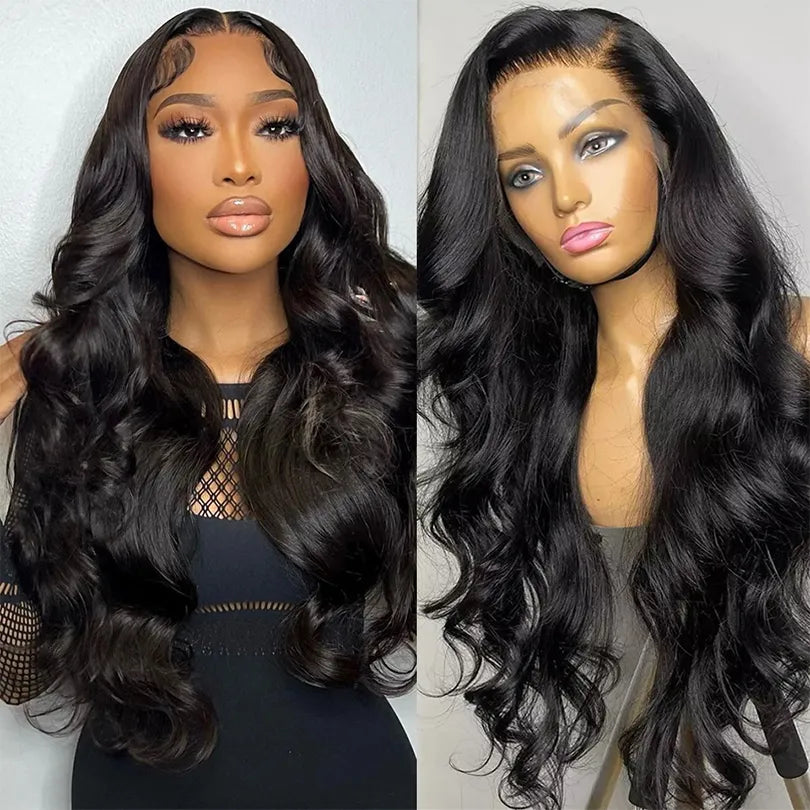 Glueless Transparent Body Wave Human Lace Frontal Wigs 13x6 Lace Wigs  Human Hair Wigs