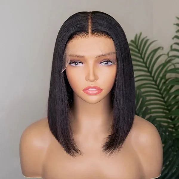 Straight Lace Front Bob Wigs  Bob Lace Front Wigs With Baby Hair Short Wigs